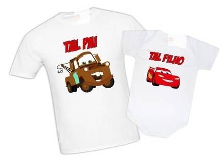 KIT TAL PAI TAL FILHO - CARS