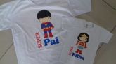 KIT PAI E FILHA SUPER MAN